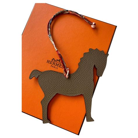 hermes dog bag charm|hermes leather horse bag charm.